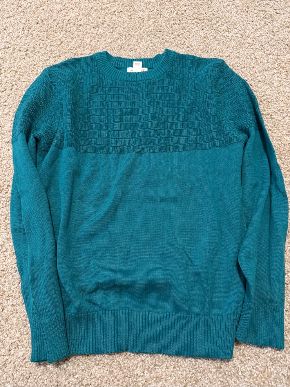 Cat & Jack Green Sweater M (8) Like New